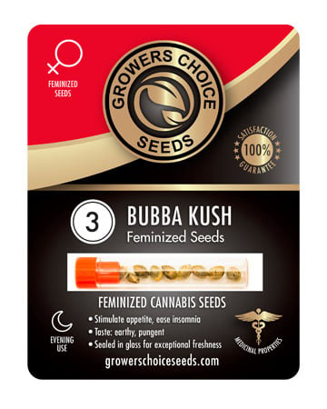 Buy Bubba Kush Seeds Pack 3