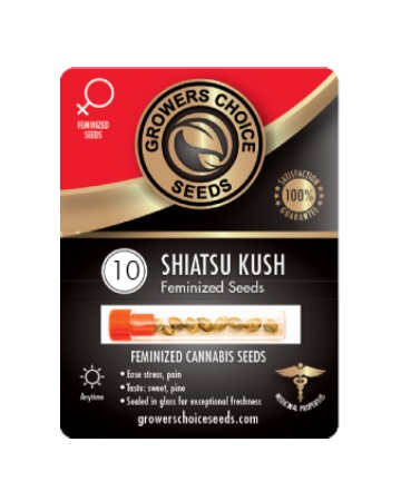 shop Shiatsu Kush Feminized Cannabis Seeds
