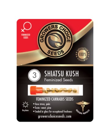Shiatsu Kush Feminized Cannabis Seeds on sale