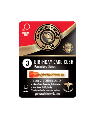 Birthday Cake Kush Feminized Cannabis Seeds for sale